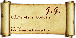 Gáspár Godvin névjegykártya